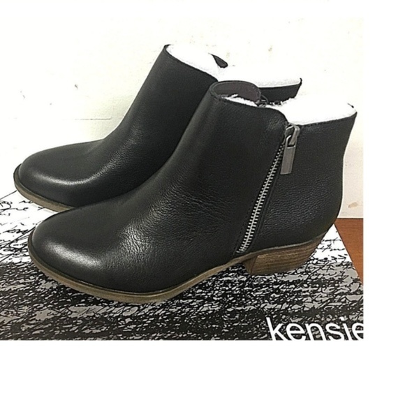 Kensie | Shoes | New Kenzies Ghita Leather Boots Black | Poshmark